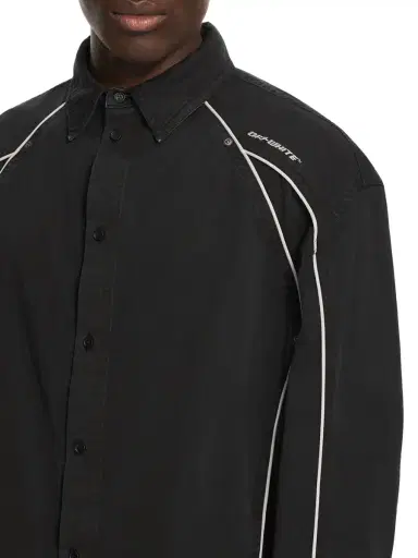 Off-White Garment-Dyed Sporty Shirt | Thumbnail 5 Off-White Garment-Dyed Sporty Shirt | Thumbnail 5