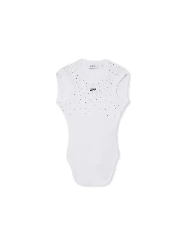 Off-White OW X Swarovski Ribbed Kat Top