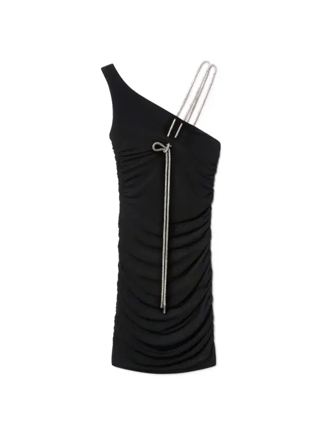 Off-White VI CREPE BLING SL MINI DRESS