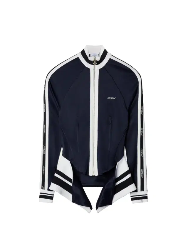 Off-White Dark Blue Corset Track Jacket
