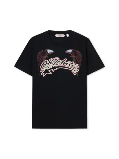 Off-White Swarovski Double Eagle Slim T-shirt | Thumbnail 1 Off-White Swarovski Double Eagle Slim T-shirt | Thumbnail 1