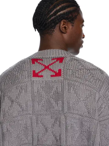 Off-White 3D Stitch Arrow Knit Sweater | Thumbnail 5