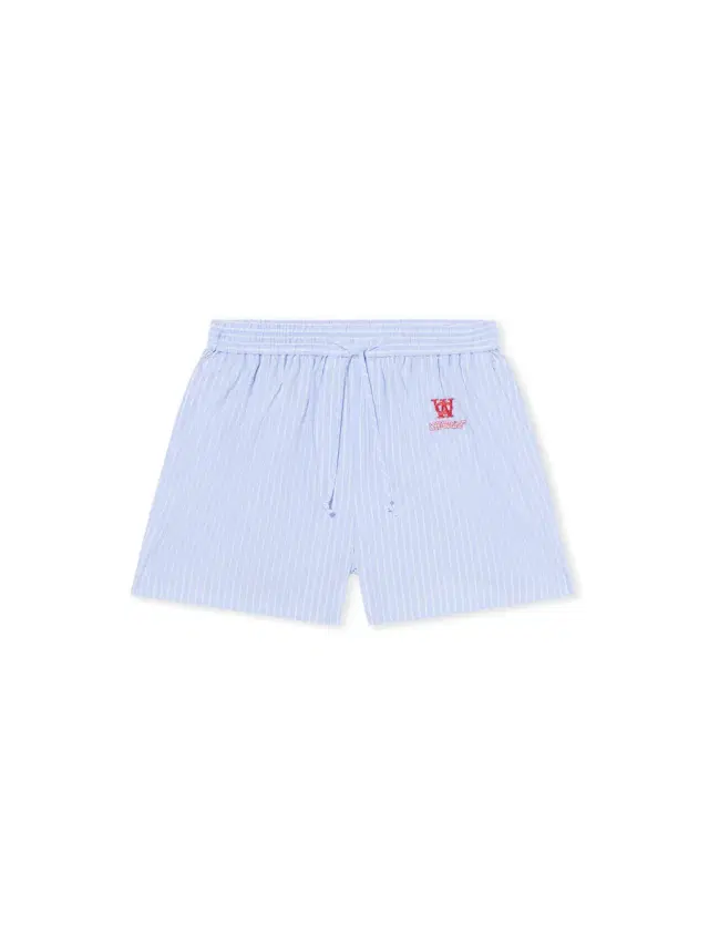 Off-White Striped Poplin Shorts