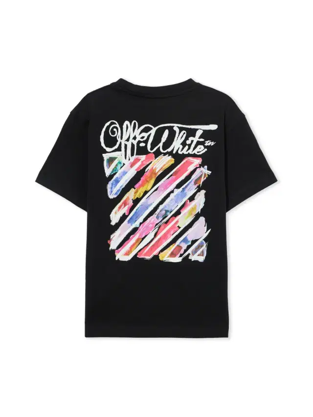 Off-White Diagonal Watercolor T-shirt