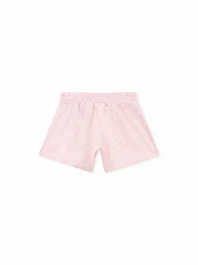Off-White Jacquard Satin Off Shorts