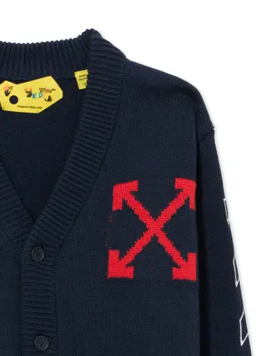 Off-White Arrow Diagonal Knit Cardigan | Thumbnail 3 Off-White Arrow Diagonal Knit Cardigan | Thumbnail 3