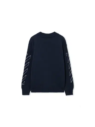Off-White Arrow Diagonal Knit Cardigan | Thumbnail 1 Off-White Arrow Diagonal Knit Cardigan | Thumbnail 1