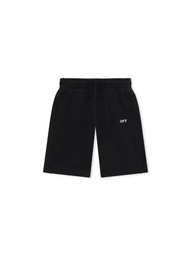 Off-White Diagonal Paint Sweatshorts | Thumbnail 2 Off-White Diagonal Paint Sweatshorts | Thumbnail 2