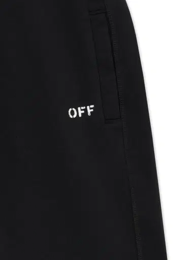 Off-White Diagonal Paint Sweatshorts | Thumbnail 3 Off-White Diagonal Paint Sweatshorts | Thumbnail 3