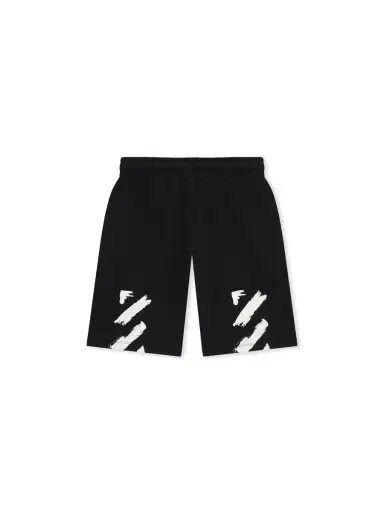 Off-White Diagonal Paint Sweatshorts | Thumbnail 1 Off-White Diagonal Paint Sweatshorts | Thumbnail 1