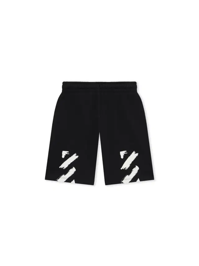 Off-White Diagonal Paint Sweatshorts