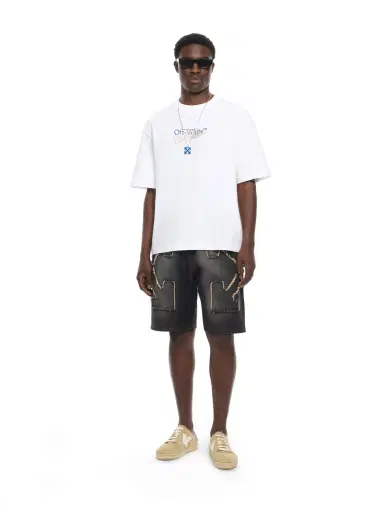 Off-White Distress Arr Skate Sweatshort | Thumbnail 2