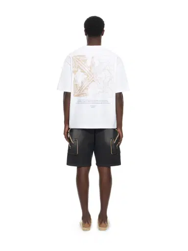 Off-White Distress Arr Skate Sweatshort | Thumbnail 4