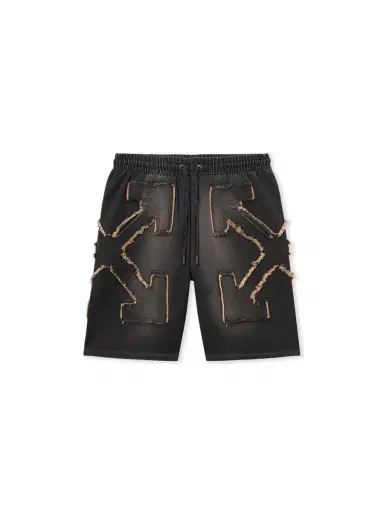 Off-White Distress Arr Skate Sweatshort | Thumbnail 1