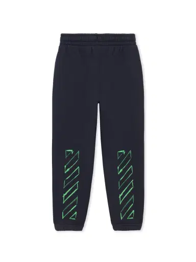 Off-White Diagonal Acrylic Sweatpants | Thumbnail 1 Off-White Diagonal Acrylic Sweatpants | Thumbnail 1