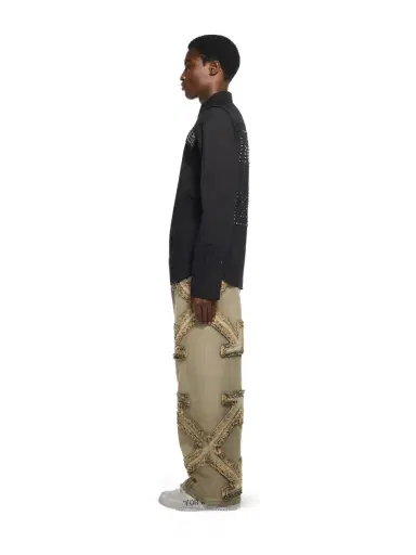 Off-White Studded Hooded Visor Arrow Shirt | Thumbnail 3 Off-White Studded Hooded Visor Arrow Shirt | Thumbnail 3