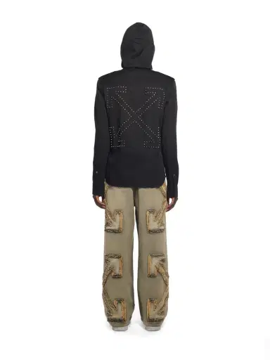 Off-White Studded Hooded Visor Arrow Shirt | Thumbnail 4 Off-White Studded Hooded Visor Arrow Shirt | Thumbnail 4