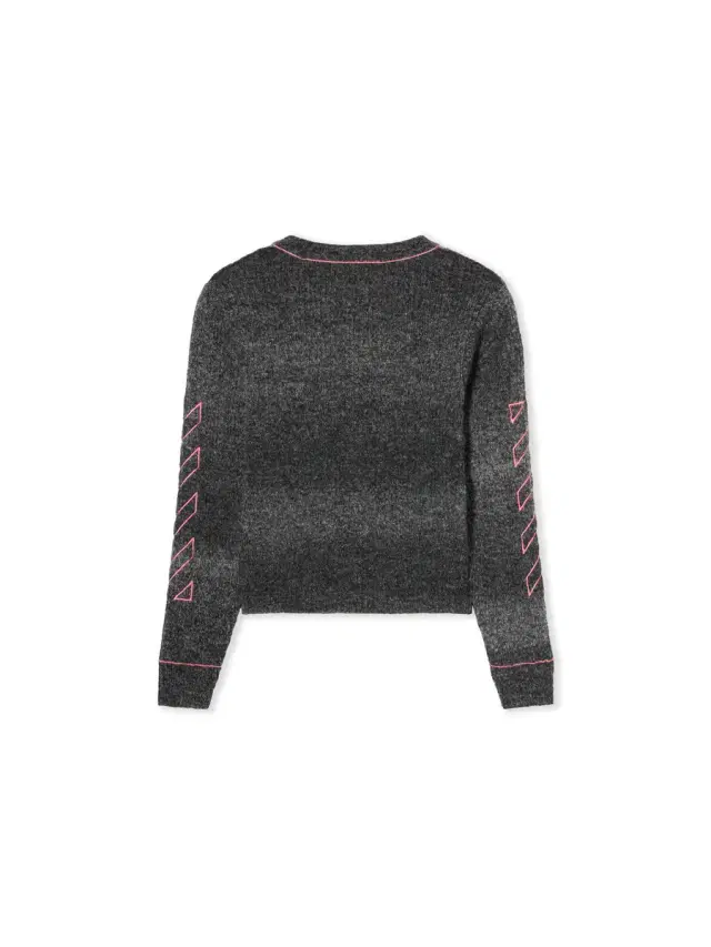 Off-White Embroidered Wool Cardigan