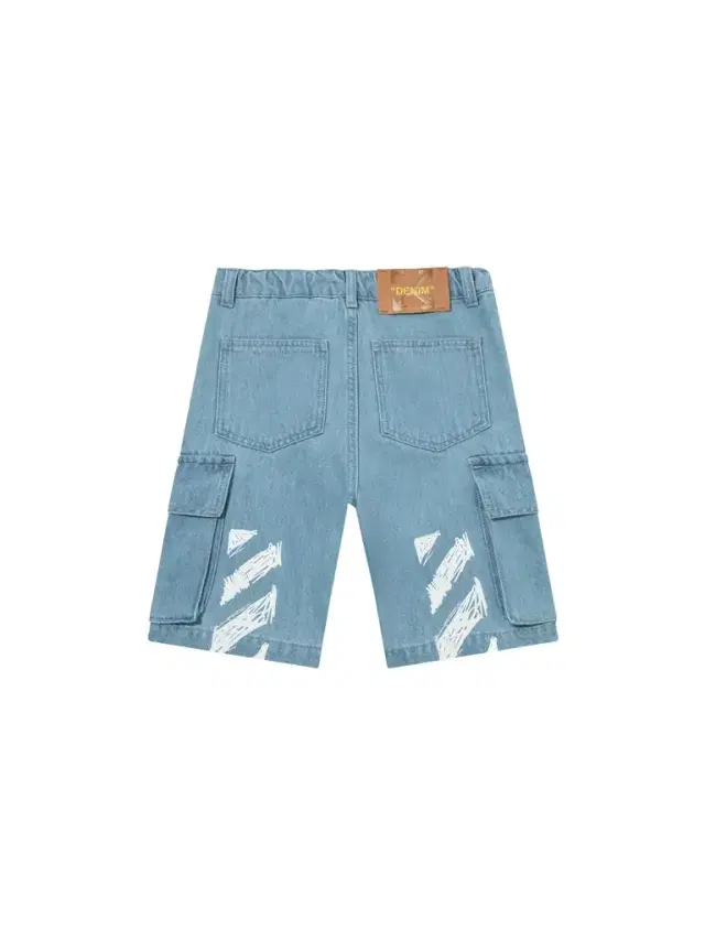 Off-White Diagonal Sketch Cargo Shorts