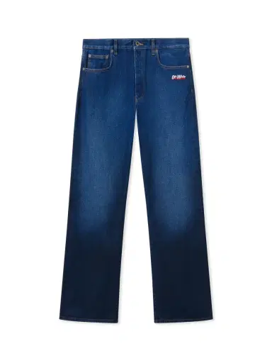 Off-White Spray Diagonal Relax Jeans | Thumbnail 1 Off-White Spray Diagonal Relax Jeans | Thumbnail 1
