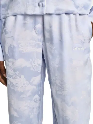 Off-White Fresco Jacq Vi Pajama Pants Serenity-Whi | Thumbnail 5 Off-White Fresco Jacq Vi Pajama Pants Serenity-Whi | Thumbnail 5