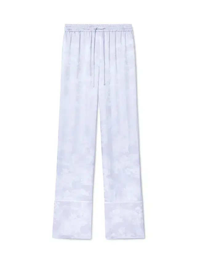 Off-White Fresco Jacq Vi Pajama Pants Serenity-Whi