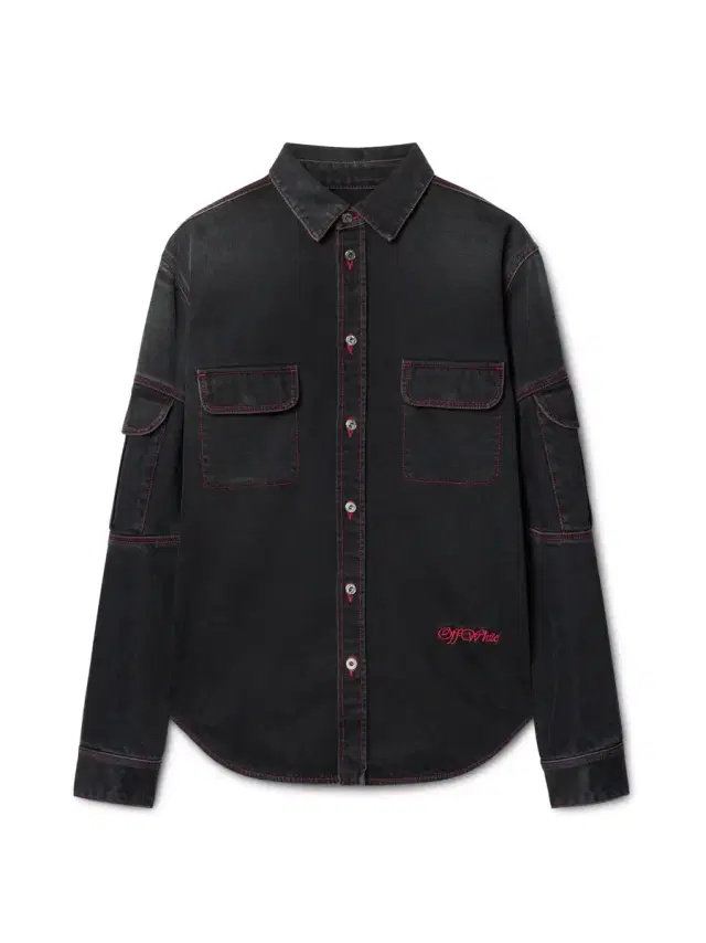 Off-White SCRIPT SAMURAI DEN SHIRT