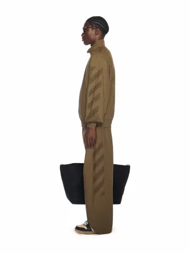 Off-White Diagonal Cotton Trackpants | Thumbnail 3 Off-White Diagonal Cotton Trackpants | Thumbnail 3