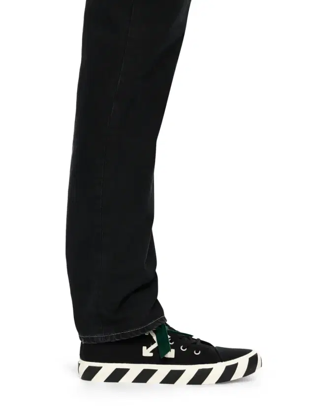 Off-White Mid Top Vulcanized Sneakers
