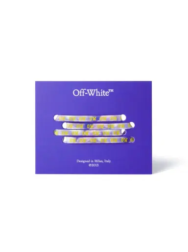Off-White Lilac/Yellow Cloud Laces | Thumbnail 3