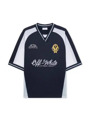 Off-White Royal Team Soccer T-shirt | Thumbnail 1 Off-White Royal Team Soccer T-shirt | Thumbnail 1