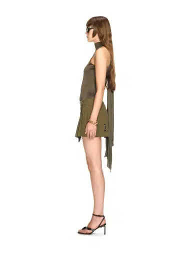 Off-White Green Savana Mini Skirt | Thumbnail 3