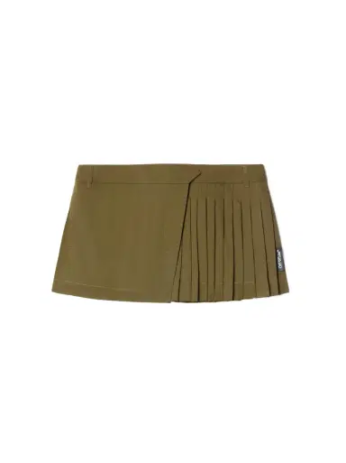 Off-White Green Savana Mini Skirt | Thumbnail 1
