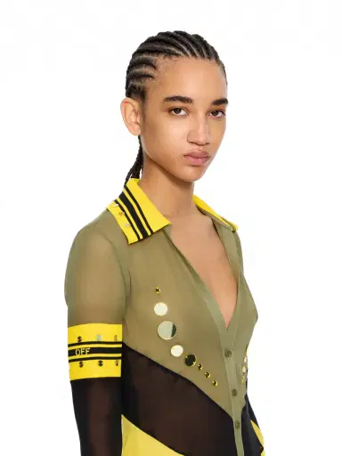 Off-White Geo Mirror Ribbed Color Block Shirt | Thumbnail 5 Off-White Geo Mirror Ribbed Color Block Shirt | Thumbnail 5