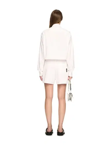 Off-White White Poplin Shorts | Thumbnail 4