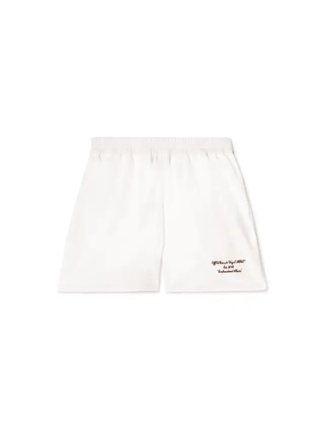 Off-White White Poplin Shorts