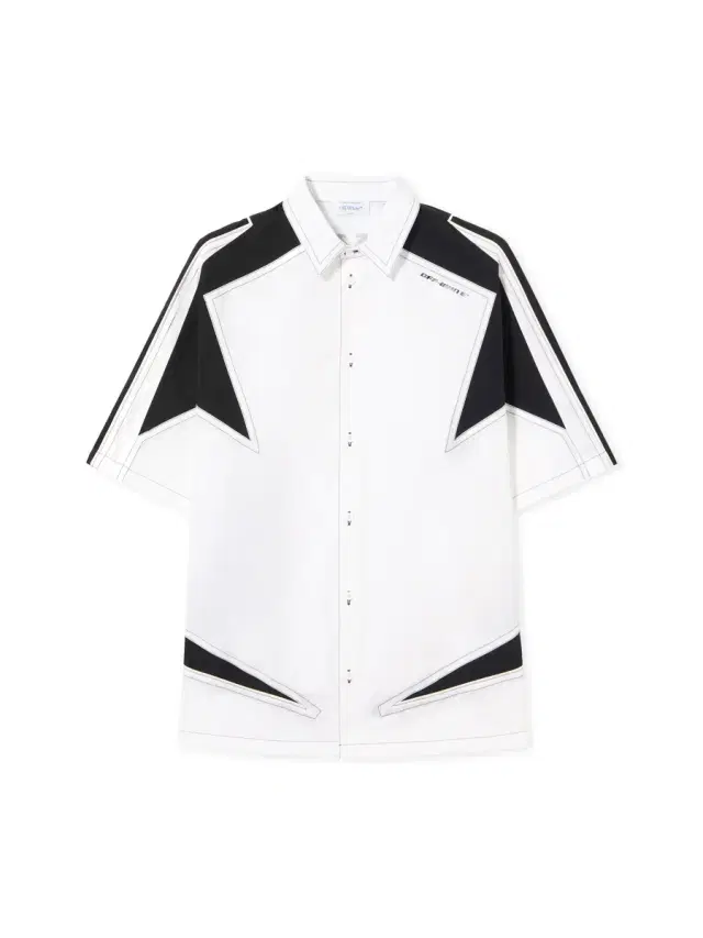 Off-White Race Logo Star Bowling Shirt