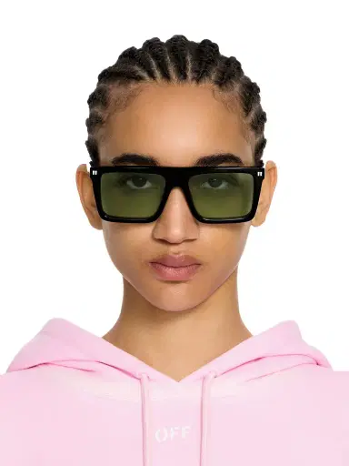 Off-White Bridgeport Green Lens Sunglasses | Thumbnail 1 Off-White Bridgeport Green Lens Sunglasses | Thumbnail 1