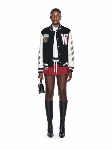 Off-White Wo Soundsystem Varsity Jacket | Thumbnail 2