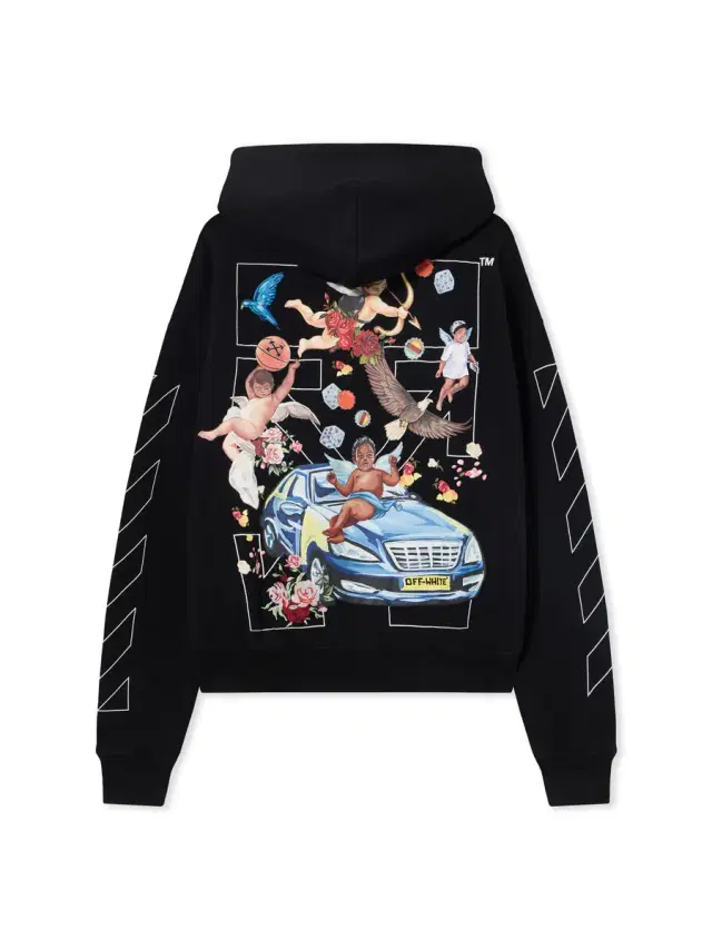 Off-White Fresco Arrow Zip Skate Hoodie