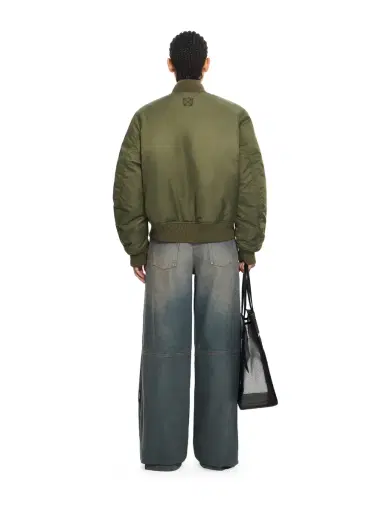 Off-White Off-White Embroidered Nylon Bomber Jacket | Thumbnail 4