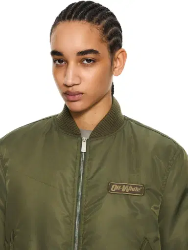 Off-White Off-White Embroidered Nylon Bomber Jacket | Thumbnail 5