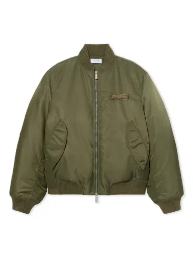 Off-White Off-White Embroidered Nylon Bomber Jacket | Thumbnail 1