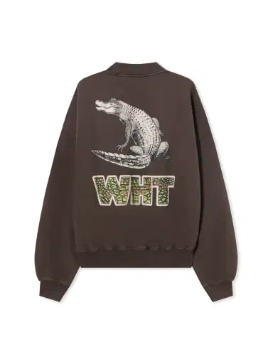 Off-White Wht Croco Sweatshirt | Thumbnail 1 Off-White Wht Croco Sweatshirt | Thumbnail 1