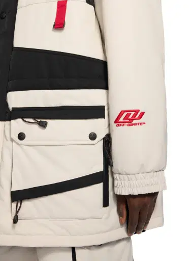 Off-White Sporty Color Block Parka | Thumbnail 5 Off-White Sporty Color Block Parka | Thumbnail 5