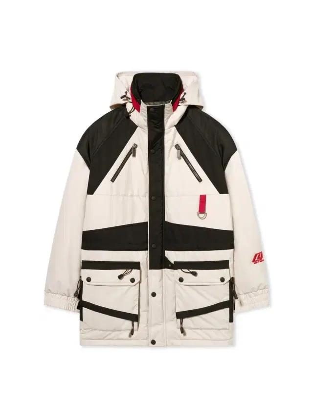 Off-White Sporty Color Block Parka