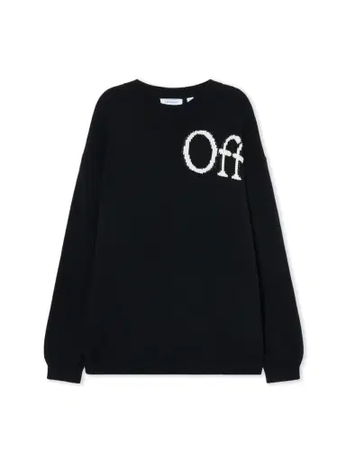 Off-White Bookish Shared Crewneck Sweater | Thumbnail 1 Off-White Bookish Shared Crewneck Sweater | Thumbnail 1