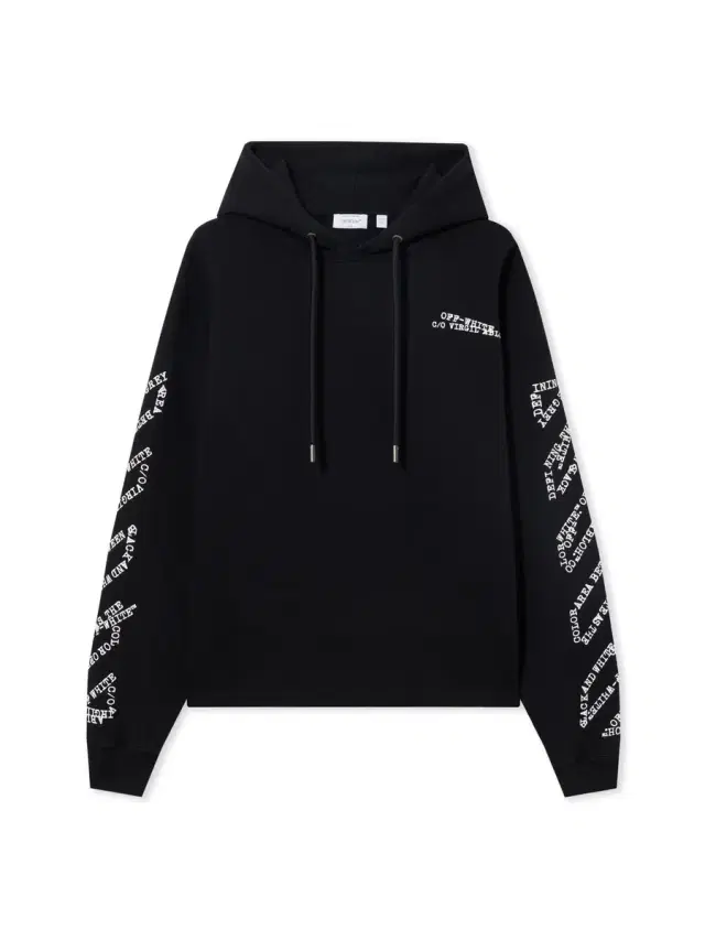 Off-White Type Arrow Diagonal Loose Hoodie