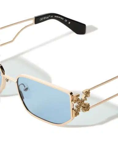 Off-White Allen Blue Lens Sunglasses | Thumbnail 3