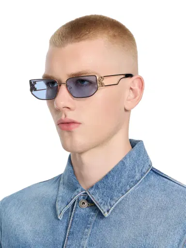 Off-White Allen Blue Lens Sunglasses | Thumbnail 5